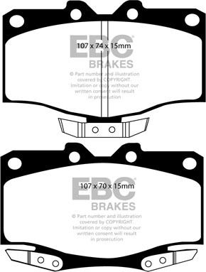 Roulunds Rubber 644781 - Bremžu uzliku kompl., Disku bremzes ps1.lv