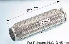 Eberspächer 99.010.79 - Gofrēta caurule, Izplūdes gāzu sistēma ps1.lv