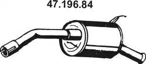 Eberspächer 47.196.84 - Izplūdes gāzu trokšņa slāpētājs (pēdējais) ps1.lv