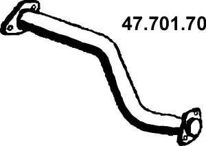 Eberspächer 47.701.70 - Izplūdes caurule ps1.lv