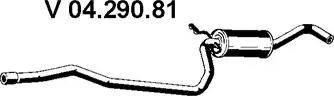 Eberspächer 04.290.81 - Izplūdes gāzu priekšslāpētājs ps1.lv