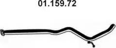 Eberspächer 01.159.72 - Izplūdes caurule ps1.lv