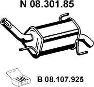 Eberspächer 08.301.85 - Izplūdes gāzu trokšņa slāpētājs (pēdējais) ps1.lv