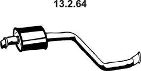 Eberspächer 13.2.64 - Vidējais izpl. gāzu trokšņa slāpētājs ps1.lv