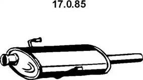 Eberspächer 17.0.85 - Vidējais izpl. gāzu trokšņa slāpētājs ps1.lv
