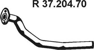 Eberspächer 37.204.70 - Izplūdes caurule ps1.lv