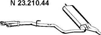 Eberspächer 23.210.44 - Izplūdes gāzu trokšņa slāpētājs (pēdējais) ps1.lv