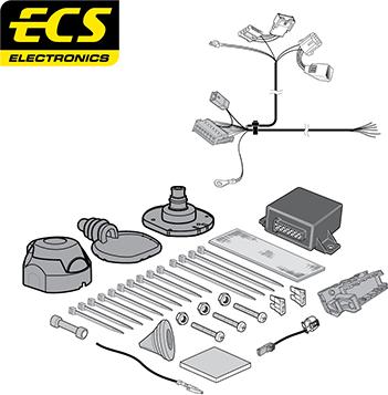 ECS CT050B1U - Elektrokomplekts, Piekabes aprīkojums ps1.lv