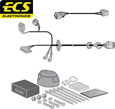 ECS JG00613U - Elektrokomplekts, Piekabes aprīkojums ps1.lv