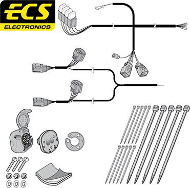 ECS LR01107U - Elektrokomplekts, Piekabes aprīkojums ps1.lv