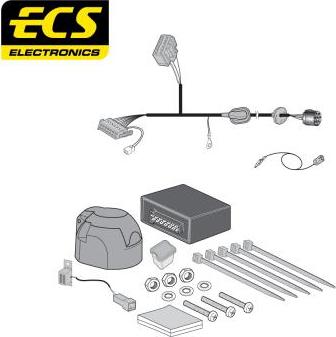 ECS LR02807U - Elektrokomplekts, Piekabes aprīkojums ps1.lv