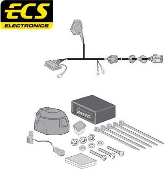 ECS LR02813U - Elektrokomplekts, Piekabes aprīkojums ps1.lv