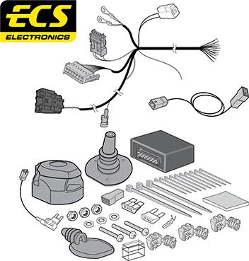 ECS PE08413MU - Elektrokomplekts, Piekabes aprīkojums ps1.lv