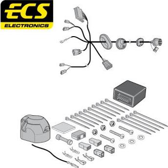 ECS VL04807MU - Elektrokomplekts, Piekabes aprīkojums ps1.lv