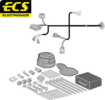 ECS VL024DXU - Elektrokomplekts, Piekabes aprīkojums ps1.lv