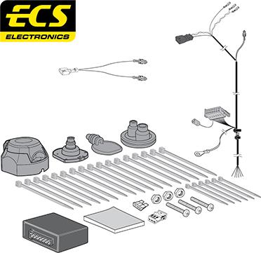 ECS VW096B1U - Elektrokomplekts, Piekabes aprīkojums ps1.lv