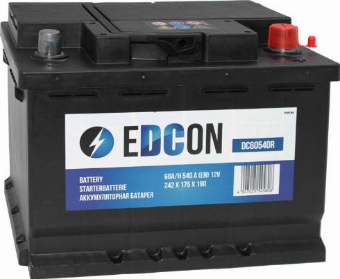 Edcon DC60540R - Startera akumulatoru baterija ps1.lv