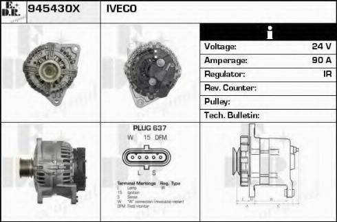 EDR 945430X - Ģenerators ps1.lv