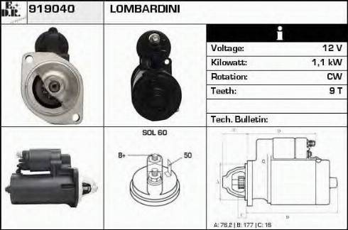 EDR 919040 - Starteris ps1.lv