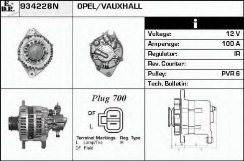 EDR 934228N - Ģenerators ps1.lv