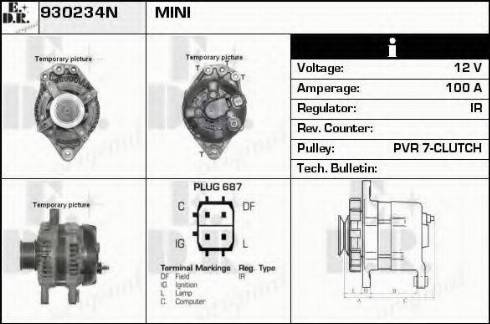 EDR 930234N - Ģenerators ps1.lv