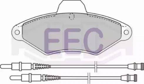 EEC BRP0803 - Bremžu uzliku kompl., Disku bremzes ps1.lv