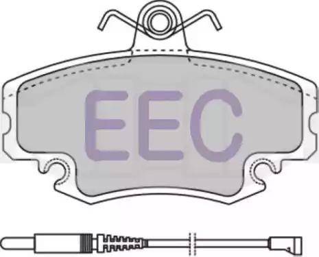 EEC BRP0810 - Bremžu uzliku kompl., Disku bremzes ps1.lv