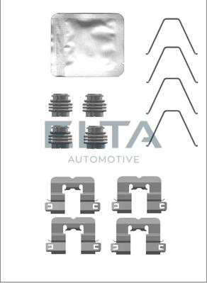 Elta Automotive EA8913 - Piederumu komplekts, Disku bremžu uzlikas ps1.lv