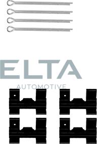 Elta Automotive EA8510 - Piederumu komplekts, Disku bremžu uzlikas ps1.lv