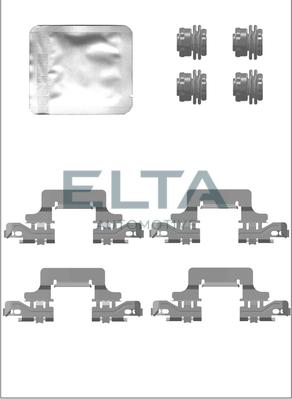 Elta Automotive EA8844 - Piederumu komplekts, Disku bremžu uzlikas ps1.lv