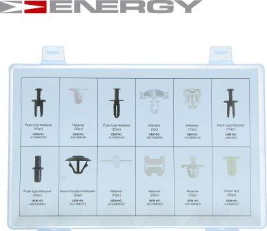 ENERGY NE00762 - Fiksējošo skavu komplekts, Virsbūve ps1.lv