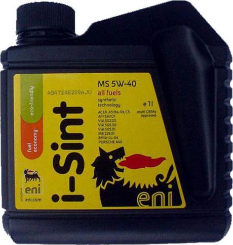 ENI 5W40 I-SINT MS 1L - Motoreļļa ps1.lv