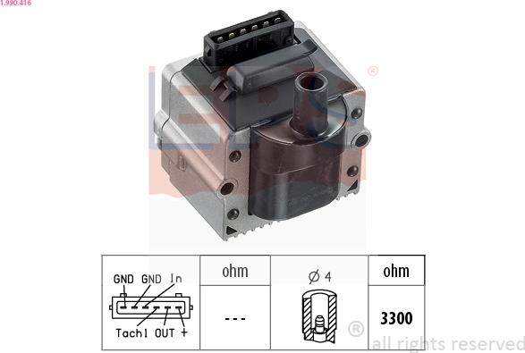 EPS 1.990.416 - Aizdedzes spole ps1.lv