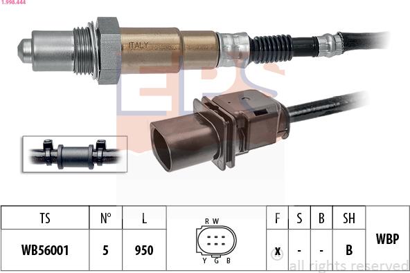 EPS 1.998.444 - Lambda zonde ps1.lv