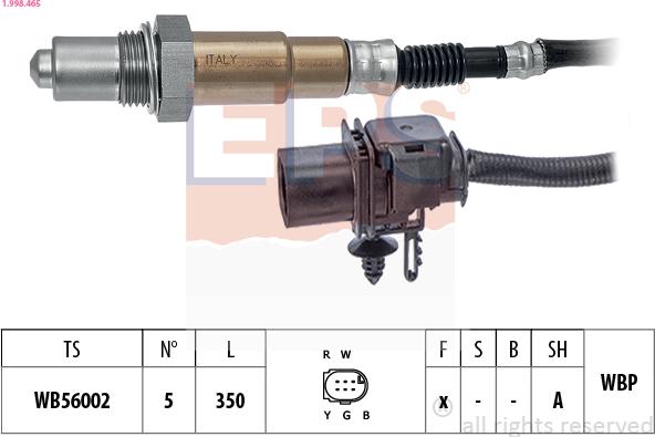 EPS 1.998.465 - Lambda zonde ps1.lv