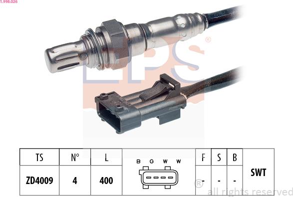 EPS 1.998.026 - Lambda zonde ps1.lv