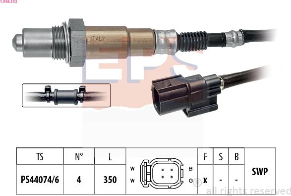 EPS 1.998.152 - Lambda zonde ps1.lv