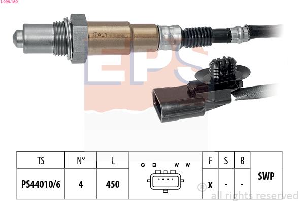 EPS 1.998.169 - Lambda zonde ps1.lv