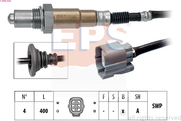 EPS 1.998.320 - Lambda zonde ps1.lv