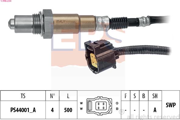 EPS 1.998.234 - Lambda zonde ps1.lv