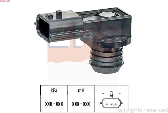 EPS 1.993.427 - Spiediena devējs, Bremžu pastiprinātājs ps1.lv