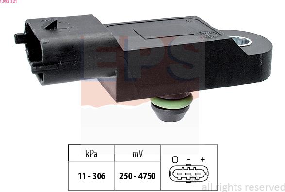 EPS 1.993.121 - Gaisa spiediena devējs, Augstuma regulēšana ps1.lv