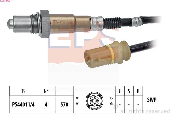 EPS 1.997.969 - Lambda zonde ps1.lv