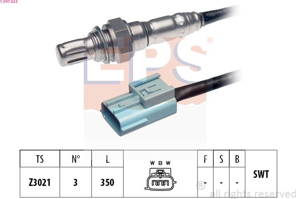 EPS 1.997.624 - Lambda zonde ps1.lv