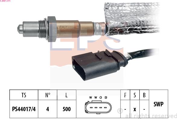 EPS 1.997.171 - Lambda zonde ps1.lv