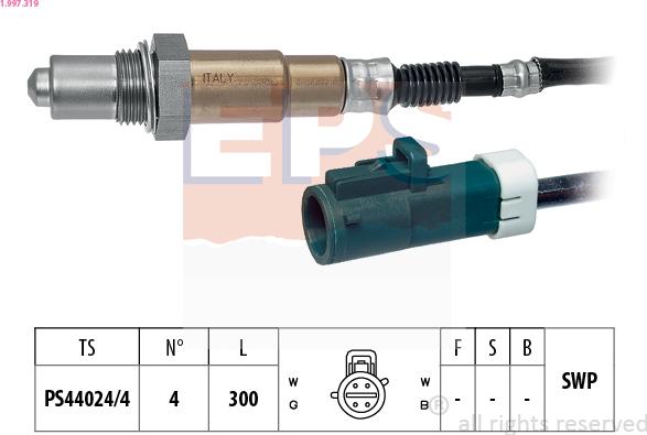 EPS 1.997.319 - Lambda zonde ps1.lv