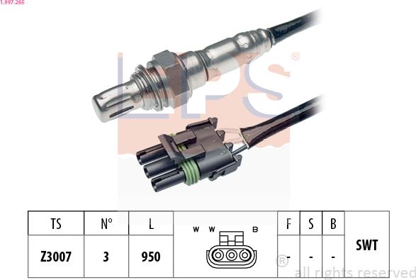 EPS 1.997.265 - Lambda zonde ps1.lv