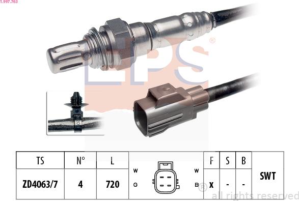 EPS 1.997.763 - Lambda zonde ps1.lv