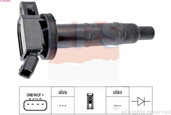 EPS 1.970.466 - Aizdedzes spole ps1.lv