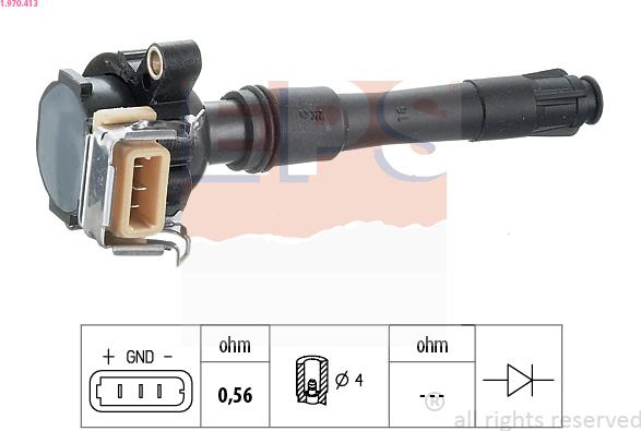 EPS 1.970.413 - Aizdedzes spole ps1.lv